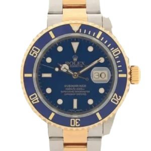 劳力士-Submariner-16613-SS-x-YG-AT-蓝色表盘-AB-等级